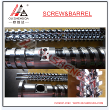 PVC extruder conical screw barrel (SACM645 screw and barrel)